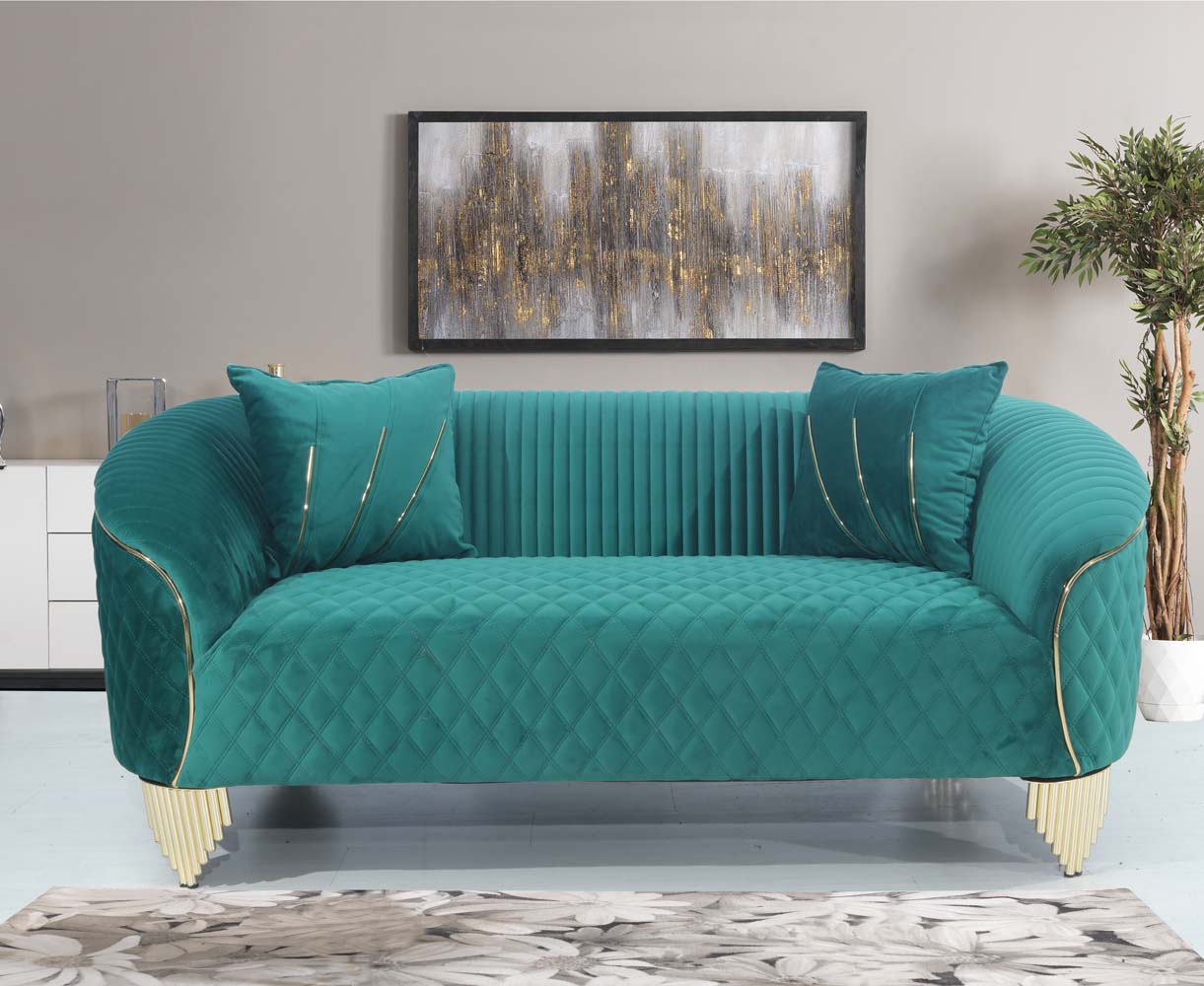 Rome Sofa and Love Green