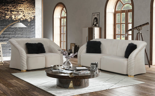 Singapore 3Pc Sofa Set Beige