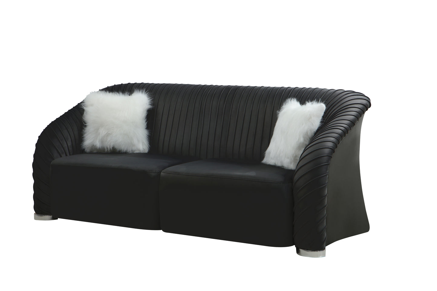 Singapore 3Pc Sofa Set Black