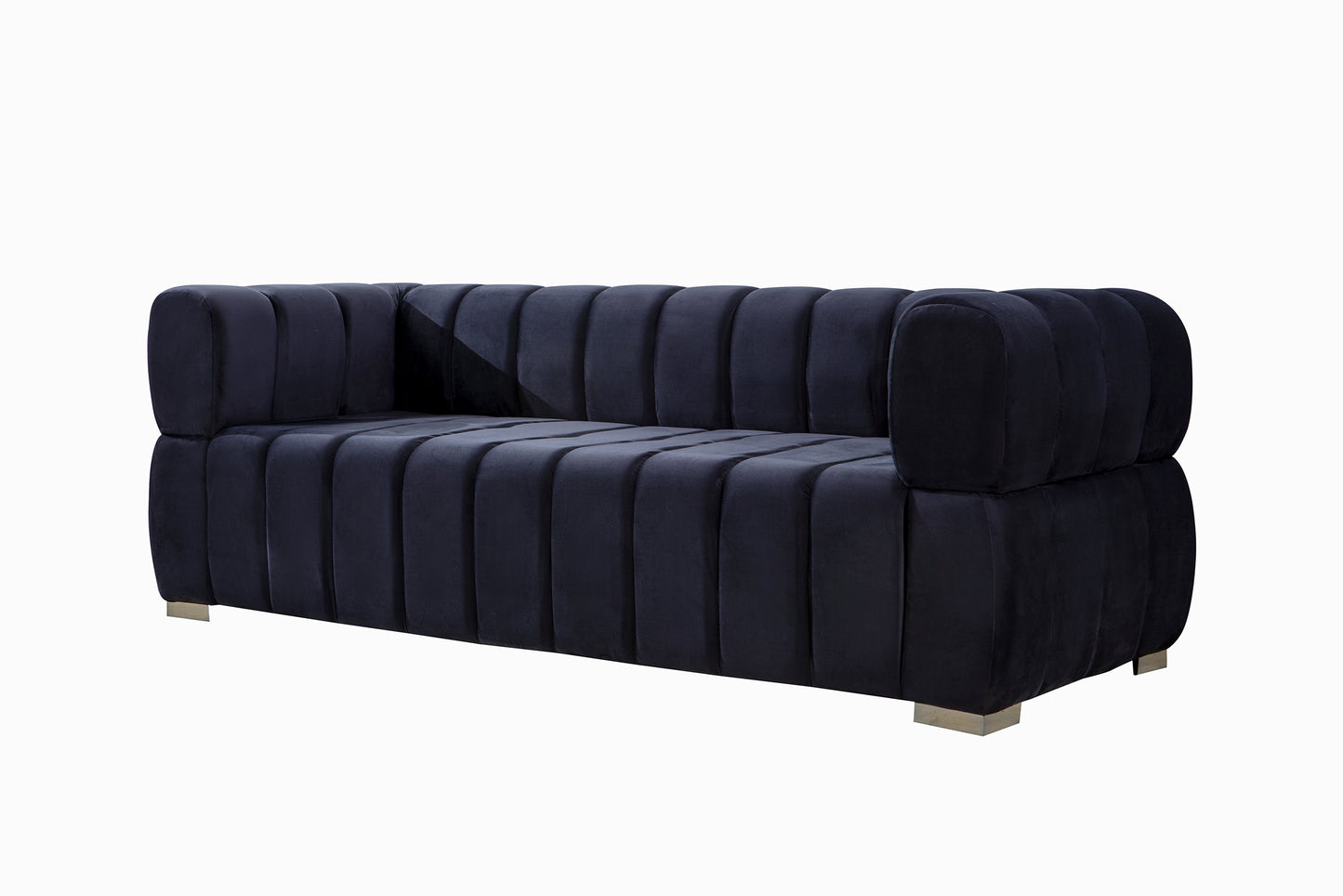 Shire 3Pc Sofa Set Black